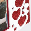 ZEP Portafoto in legno Rosalia 10x15 cm cuore glitter espositore