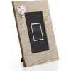 ZEP portafoto in legno Felicia 10x15 cm marrone con cuori a palloncino formato verticale