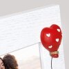 Cornice ZEP Felicia 10x15 cm in legno bianco con applicazione di palloncini