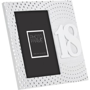 ZEP cornice Joyce 10x15 cm bianco numero 18 ritratto legno