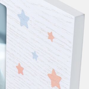 ZEP cornice per bambini Colin 10x15 cm in legno blu con supporto