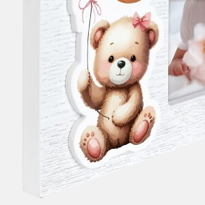 ZEP Cornice per bambini Colin in legno rosa 10x15 cm con...