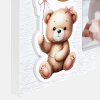 ZEP Cornice per bambini Colin in legno rosa 10x15 cm con motivo 3D a stella di peluche
