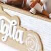Cornice in legno ZEP 20x30 cm Famiglia con supporto e possibilità di appenderla