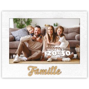 Cornice per quadri ZEP Famille 20x30 cm in legno bianco
