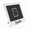 Cornice per quadri ZEP Famille 20x30 cm in legno bianco