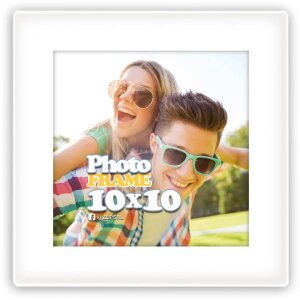 ZEP Cornice magnetica in acrilico 10x10 cm Bianco moderno