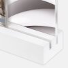 ZEP cornice doppia Berks 2 foto 10x15 cm cornice acrilica base legno bianco 25 cm