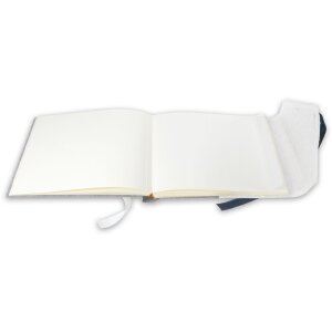 ZEP Album fotografico Busta Blue 30x24 cm 60 pagine bianche glassine Italian design