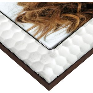 Cornice ZEP Macerata 13x18 cm argentata con retro in legno