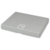 ZEP B22446B Cornice per bebè Daniel 10x15 cm blu argentata con motivo a stella e angelo