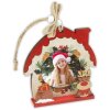 ZEP Koda D portafoto in legno 6x6cm per appendere il Natale