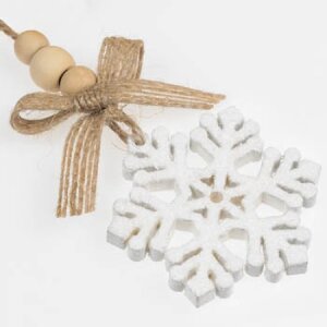 ZEP Ludwig C quadro decorativo in legno 7x7 cm da appendere Natale