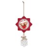 ZEP Ludwig C quadro decorativo in legno 7x7 cm da appendere Natale
