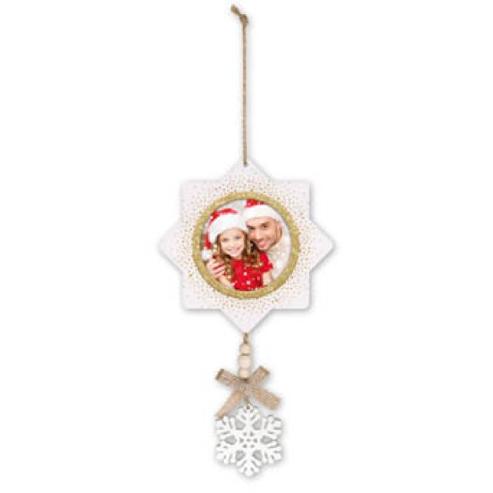 ZEP Karl C Decorazione in legno con immagine 7x7 cm da appendere