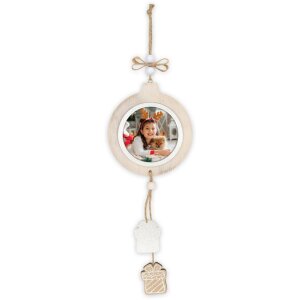 ZEP Erling A Decorazione in legno con immagine 7x7cm da...