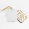 ZEP Erling A Decorazione in legno con immagine 7x7cm da appendere