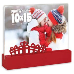 ZEP ZT646R Cornice Badia H 10x15 cm in legno acrilico rosso