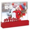 ZEP ZT646R Cornice Badia H 10x15 cm in legno acrilico rosso