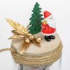 ZEP Decorazione Vadim Cornice natalizia bifacciale per 2 foto Ø 7 cm altezza 14 cm