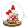 ZEP Guaina di Natale Franz legno plastica foto 3,5x4,5 cm 9 cm Natale