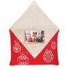ZEP ZZY35 Neve cornice cuscino rosso beige 10x15 cm