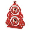 ZEP LK284 Cornice in legno Helga rossa 21x5x28 cm per 2 foto 6x6 cm