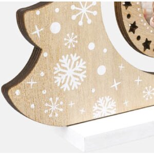 ZEP LK375 Cornice in legno Lothar Brown 16x4,5x19 cm immagine 6x6 cm