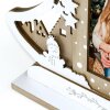ZEP Cornice natalizia Julia in legno 10x15 cm design festivo slitta con renna
