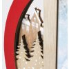 ZEP Cornice natalizia Heidi legno rosso 10x15 cm design invernale