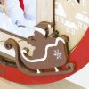 ZEP Cornice natalizia Heidi legno rosso 10x15 cm design invernale