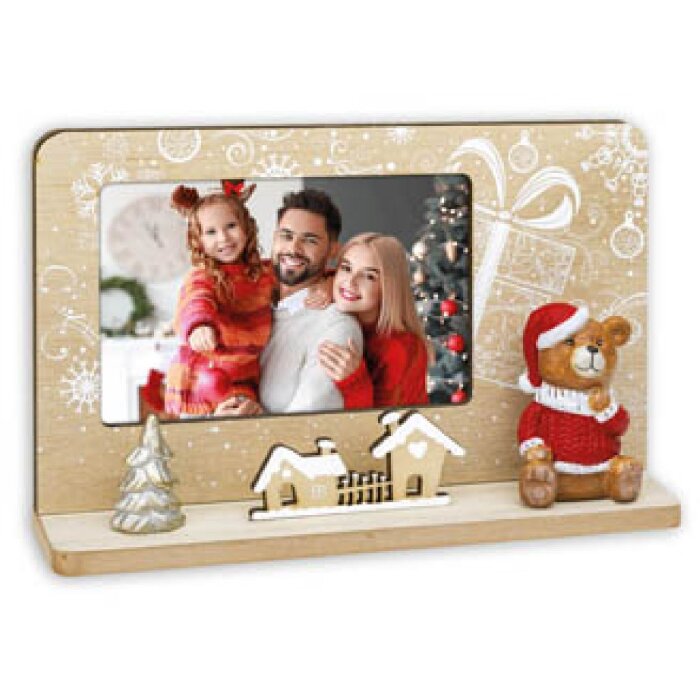 ZEP LS7546 Alpbach Cornice in legno 10x15 cm Decorazione natalizia