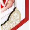 ZEP ZT3768 Cornice in legno Vipiteno Bianco Rosso 15x20 cm Verticale
