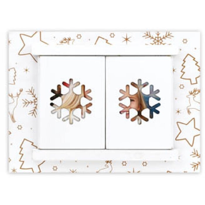 ZEP VP2364 Cornice in legno Valtellina B Bianco 10x15 cm