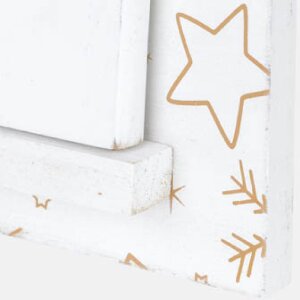 ZEP VP2364 Cornice in legno Valtellina B Bianco 10x15 cm