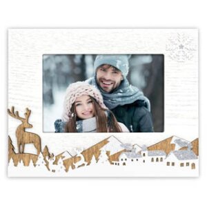 ZEP ZT4146 Cornice in legno Zermatt Bianco Marrone 10x15 cm