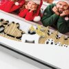 ZEP ZT5446 Cornice in legno Odles Bianco Marrone 10x15 cm