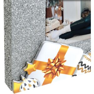 ZEP ZT2024 Silvy 10x15 cm cornice in legno argento oro...