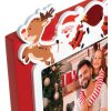 ZEP ZT2946 Cornice Cortina 10x15 cm in legno rosso design natalizio