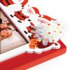 ZEP ZT2946 Cornice Cortina 10x15 cm in legno rosso design natalizio