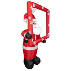 ZEP Nicola Grande Babbo Natale gonfiabile 185 cm con luci...