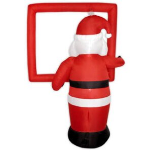 ZEP Nicola Grande Babbo Natale gonfiabile 185 cm con luci e ventilatore