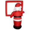 ZEP Nicola Grande Babbo Natale gonfiabile 185 cm con luci e ventilatore
