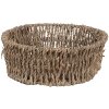 Clayre & Eef 65710 Set di cesti 3 pezzi 27x22x8 24x18x7 21x16x6 cm Seagrass Brown