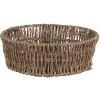 Clayre & Eef 65712 Set 3 cestini portaoggetti Sea Grass Brown Ø 24x8/22x7/19x6 cm