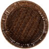 Clayre & Eef 65717 Set 3 cestini tondi marroni Ø 28/25/22 cm Plastica