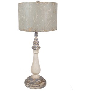 Clayre & Eef 5LMC0040 Lampada da tavolo Iron Beige...