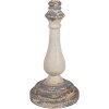 Clayre & Eef 5LMC0040 Lampada da tavolo Iron Beige Grey Ø 33x75 cm E27 max 60W