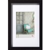 Walther Stockholm Cornice in legno 18x24 nero con Passepartout EA824B