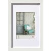 Walther EA824W Cornice in legno Stockholm 18x24 cm Bianco Passepartout MDF Vetro